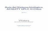 Guía del Sistema biológico ACQUITY UPLC H-Class...Consideraciones de seguridad Algunos de los reactivos y las muestras que se utilizan con los instrumentos y dispositivos de Waters
