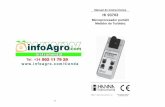 Manual de instrucciones HI 93703 - infoagro.com · 35010 Ronchi di Villafranca (PD) ITALY herewith certify that the turbidity meter has been tested and found to be in compliance with