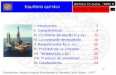 QUÍMICA APLICADA Equilibrio químico Ingeniería Técnica Navalocw.bib.upct.es/pluginfile.php/8287/mod_resource/content/... · 2012-01-24 · Tipos de equilibrio EQUILIBRIO QUÍMICO