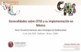 Generalidades sobre CITES y su implementación en México · •Convención sobre el Comercio Internacional de Especies Amenazadas de Fauna y Flora Silvestres (firma en 1973, en vigor