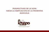 “Proyecto de Producción de Soya Responsable en Bolivia” · Uso de la Biotecnología (OGM’s) •D.S.28225 (01/07/2005) aprueba el uso de soya con resistencia al herbicida glifosato