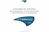 DOSSIER DE PRENSA III Congreso Internacional Aeronáutico y ... DE PRENSA CIAG.pdfSantiago de Compostela, 27 de Junio de 2019 ... cosas mejor, no en porque algo no se puede hacer.