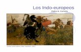 Los Indo-europeostextos.pucp.edu.pe/pdf/4417.pdfPalabras indo-europeas ‘madre’ ‘nuevo’ ‘noche’ ‘tres’ ‘cinco’ Latín mater novus nox tres quinque Griego mētēr
