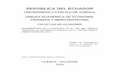 REPÚBLICA DEL ECUADORdspace.ucacue.edu.ec/bitstream/reducacue/6220/1/ANDRES ALVAREZ.pdfDesde la instauración de la República en 1830, la política social del Ecuador, ha sido ...