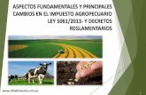 ASPECTOS FUNDAMENTALES Y PRINCIPALES CAMBIOS EN EL ...regionalcentralchaco.com.py/documentos/EFECTOS-DEL-IRAGRO-LEY-5061.pdf · • VALUACION DE ACTIVOS BIOLOGICOS ( No suma para