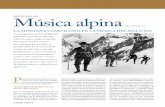 ARTÍCULO DEL MES Música alpina · 2017-02-02 · acometida por Meyer. ... En definitiva, la incorporación de la montaña como icono en la música está directamente li - gada a
