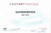 Laboratori Tèxtil reconegut com a Entitat Col.laboradora del Departament de Medi Ambient de la Generalitat de Catalunya en matèria d'assessorament, mostreig i anàlisi de processos