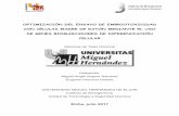 OPTIMIZACIÓN DEL ENSAYO DE EMBRIOTOXICIDAD CON …dspace.umh.es/bitstream/11000/3777/1/TD Romero Lucena... · 2017-09-07 · investigación titulado “Optimización del ensayo de