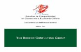 Estudios de Competitividad en Clusters de la Economía Chilena · Fuente: Terex 2005 , análisis BCG. Documento de referencia Mineria-1Ago07.ppt-19-JUGADORES LÍDERES SE CONSOLIDAN