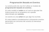 Programación Basada en Eventos - Academia Cartagena99 · Introducción a la Programación Orientada a Objetos Programación Basada en Eventos Algunas componentes de una GUI van a