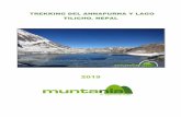 TREKKING DEL ANNAPURNA Y LAGO TILICHO. NEPAL · Trekking del Annapurna y lago Tilicho. Nepal- 2019 Página 3 de 19 CICMA: 2608 +34 629 379 894 info@muntania.com Muntania os propone