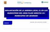 MUNICIPIO DE ZEANURI - Arratia Zeanuri/documento_final...el principal sector consumidor de electricidad es el sector residencial con un 59,9%, seguido del sector servicios con un 37,1%,