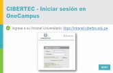 CIBERTEC -Iniciar sesión en OneCampusno podrÅ accede-r al portal del estudiante de one campus y los otros sitios de laureate a los que enlaza (colectivamente el "sitio web"). el