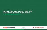 GUÍA DE PROYECTOS DE INNOVACIÓN AGRARIA...Sapallanga - Huancayo pág. 52 Idenﬁcación de nuevas variedades de papa con resistencia genéca a efectos de cambio climáco en la sierra