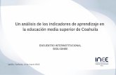 Presentación de PowerPoint - Educación Coahuila 2018_Presentac.pdf · tema central de un texto, pero no identifican si se trata de un texto argumentativo. II Identifican ideas principales