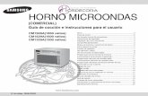 (COMERCIAL) Guía de cocción e instrucciones para el usuario · Este horno microondas no está diseñado para usarse al aire libre. Sólo debe usarse en un interior. Durante la refrigeración