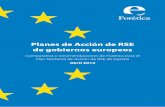 Planes de Acción de RSE de gobiernos europeos · RSE líder en España y Latinoamérica que tiene como misión fomentar la cultura de la gestión ética y la responsabilidad social