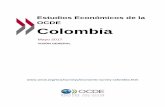 Estudios Económicos de la OCDE Colombia · 2. Nota: El panel muestra la diferencia entre los valores de la variable del país y el promedio simple de los países de la OCDE, normalizado