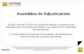 Asamblea de Adjudicación - Renault...Asamblea de Adjudicación PLAN ROMBO S.A. es una Sociedad Administradora de Planes de Autofinanciamiento Comercial dedicada a la conformación