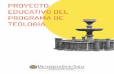 PROYECTO EDUCATIVO DEL PROGRAMA DE TEOLOGÍA · 7 Introducción El programa de Teología se hace pertinente y necesario en el contexto histórico y social actual de Co-lombia y de