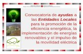 Convocatoria de ayudas a las Entidades Localesnavarramedia.es/wp-content/uploads/PresentacionConvocatoria.pdf · Consumo de energía final por sectores y por tipo de energía en las
