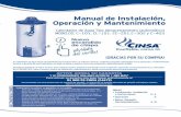 Recomendaciones Manual de Instalación, …admin.cinsaboilers.com.mx/downloads/Manual Deposito Cinsa...Rev. 05 SEPT 2014 Calentador de Agua Tipo Almacenamiento (automático) MODELOS: