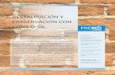 RESTAURACIÓN Y PRESERVACIÓN CON OSILcontrolz.com.co/.../uploads/2015/11/cons-o-sil.pdf · activa diferencial en función de la porosidad, con resultados de construcción y resistencia