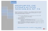 REPORTE DE CONFLICTOS SOCIALES Nº 73estudios de impacto ambiental relacionados con la exploración y explotación de hidrocarburos de la empresa Maurel Et Prom, como figura en el