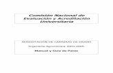 Comisión Nacional de Evaluación y Acreditación Universitaria · 6 9 el análisis del informe de autoevaluación con los planes de mejoramiento y otras informaciones pertinentes