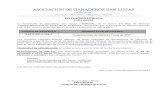 ASOCIACION DE GANADEROS SAN LUCAS · 2019-11-21 · las dosificaciones y resistencias establecidas en los planos, formulario de presentación de propuestas y en estricta sujeción