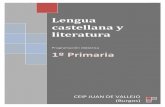 Lengua castellana y literatura 1º EPO212.183.203.98/Profesorado/PEC_2015/curriculo/1EPO/PD_lengua_1.pdf · diminutivos. Artículos. Sustantivos comunes de animales y cosas. El adjetivo.