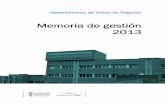 Memoria de gestión 2013 - sagunto.san.gva.essagunto.san.gva.es/documents/7967159/7992982/Memoria+2013.pdf · Memoria 2013 - Departamento de Salud de Sagunto - Página 10 ZONA DE