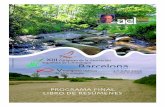 programa final portadas · 2012-11-04 · n el año 2006 se cumplen 25 años de la fundación de la Asociación Española de Limnologíacuyo primer acto fue la celebración del Primer