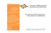PLAN ESTRATEGICO TALENTO HUMANO - Centro Nacional de … · 2018-08-16 · 7.2. Plan de Previsión de Talento Humano ... sus esfuerzos en el cierre de brechas y puede invertir recursos