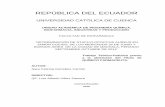REPÚBLICA DEL ECUADORdspace.ucacue.edu.ec/bitstream/reducacue/6613/1/Determinación de... · calificación profesional y que he consultado las referencias bibliográficas que se