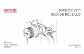 SAFE-DRIVE™ GUÍA DE BOLSILLO - K-Patents · 2017-03-07 · apriételas con una llave de 19 mm o 3/4". Importante: No apriete las tuercas en exceso; ajuste el torque a 50 Nm ...