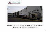 PROYECTO EDUCATIVO INSTITUCIONAL - Alcantara-Alicante · desarrollo armónico y equilibrado de las capacidades intelectuales, físicas, psicológicas, socio-afectivas, culturales