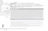 información y comunicación por la empresa: el caso de la banca …dgb.unam.mx/rbu/Revista online/ne-2010-01/articulo3.pdf · 2017-03-18 · cios ofrecidos por la banca en México