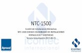 NTC-1500 ICONTEC NTC-1500 2.pdf•A los sistemas de instalaciones hidráulicas y sanitarias legalmente existentes en el momento de la adopción de esta norma, se les debe permitir