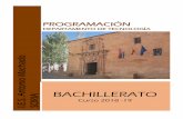 BACHILLERATO A - IES Antonio Machadoiesantoniomachado.centros.educa.jcyl.es/sitio/upload/... · 2018-11-08 · TECNOLOGÍA INDUSTRIAL I y II PROGRAMACIÓN 2018-19 | 6 2. LEGISLACIÓN