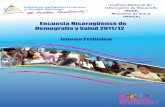 Informe Preliminar - inide.gob.ni...Banco Mundial proyecto “Mejoramiento de los Servicios de Salud Familiar y Comunitario” a través del MINSA, Fondo de Población de las Naciones