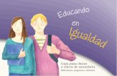 Guía para chicas y chicos de secundaria - INTEFblog.intef.es/cniie/wp-content/uploads/sites/3/2015/01/guia_secundaria.pdf · Cada persona es única y diferente, y es esta diversidad
