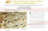Medalla Bellas Artes 2014 a René Avilés Fabila · Mis Vocales Malditas, tú las publicaste por primera vez, René, aparecieron en La Sec-ción Cultural del antiguo, antiquísimo