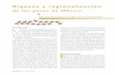 Roberto E. Torres-Orozco B. y Marco Aurelio Pérez-Hernández · 2016-07-29 · 44 ciencia † julio-septiembre 2009 Riqueza y regionalización de los peces de México Roberto E.
