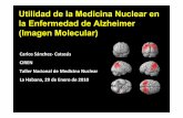 Utilidad de la Medicina Nuclear en la Enfermedad de ... · Taller Nacional de Medicina Nuclear La Habana, 29 de Enero de 2010 Utilidad de la Medicina Nuclear en la Enfermedad de Alzheimer