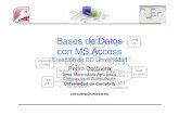 Bases de Datos con MS Access...para crear una base de datos partiendo de cero. Bases de Datos 11 MS Access 2007: Crear BD Seleccionar el directorio donde se quiere ubicar el archivo