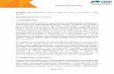 INFORME DE AUDITORIA - CISA · 2017-10-26 · Página 3 de 40 INFORME DE AUDITORIA los inmuebles tanto propios como administrados vigente con corte al 31 de mayo de 2017, en la cual