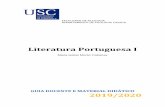 GUIA DOCENTE pdf 2019-2020 literatura portuguesa 1 - usc.es...Co-e: isausc19@gmail.com (de preferência) isabel.moran.cabanas@usc.es (horário de atendimento oportunamente indicado