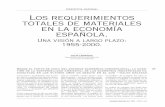 LOS REQUERIMIENTOS TOTALES DE MATERIALES EN LA … · 2018-09-19 · ECONOMÍA INDUSTRIAL N.o 351 • 2003 / III 27 Los requerimientos totales de materiales en la economía española.