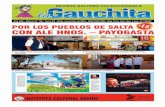 Salta, noviembre de 2015 · 2019-03-26 · Salta, noviembre de 2015 Presentamos La Gauchita N° 149, en el penúltimo mes del año 2015, con la renovada alegría de difundir importantes